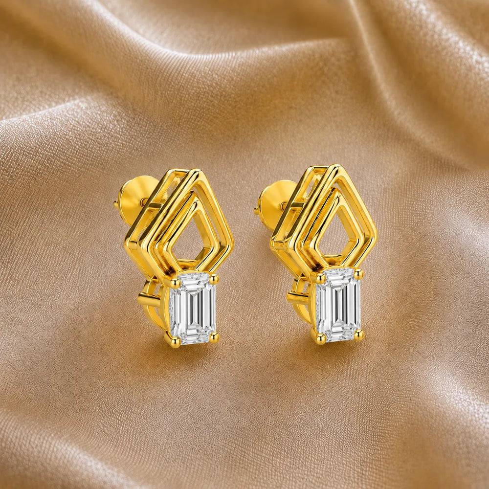 The Diamond Horizon Studs earring