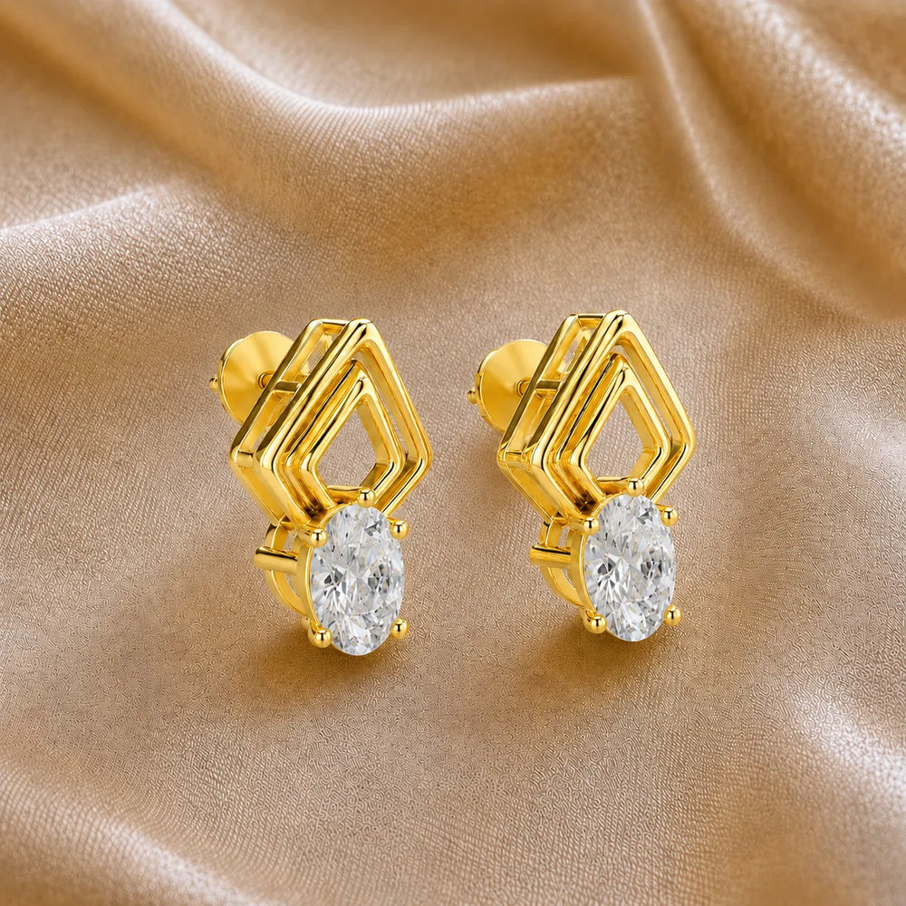 The Diamond Horizon Studs earring