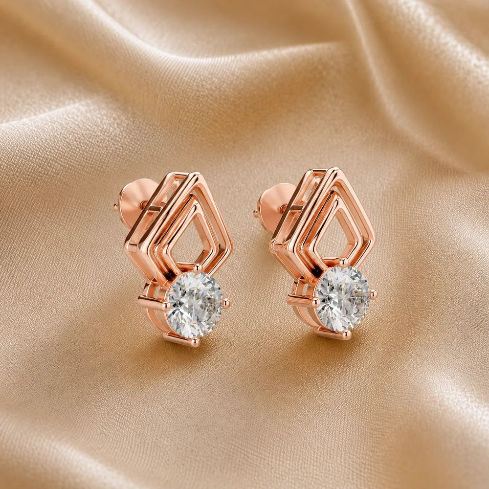The Diamond Horizon Studs earring