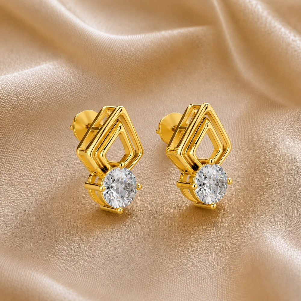 The Diamond Horizon Studs earring