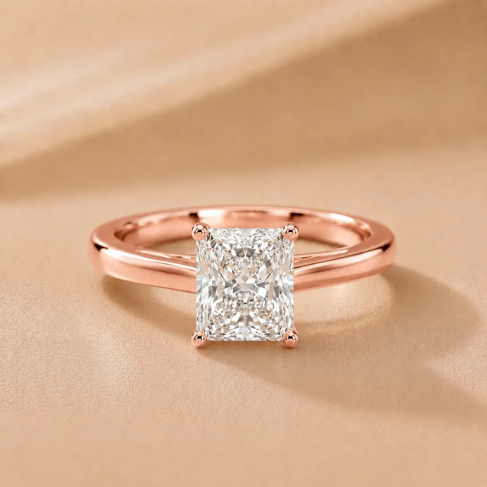 Iris Vintage Heart Diamond Engagement Ring
