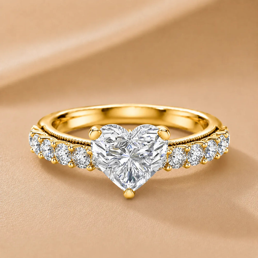 Vintage Halo-Inspired Accent Ring