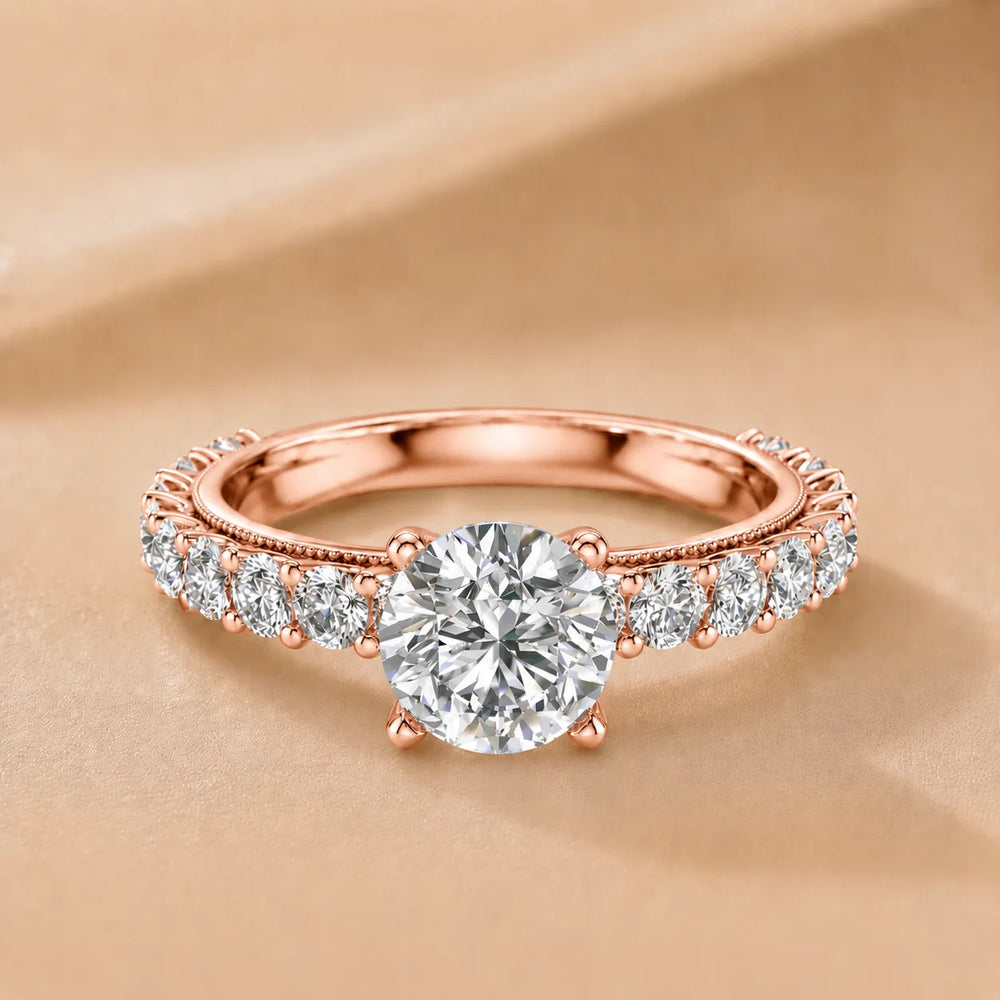 Vintage Halo-Inspired Accent Ring