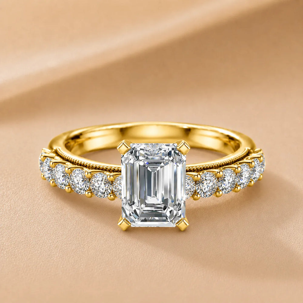 Vintage Halo-Inspired Accent Ring