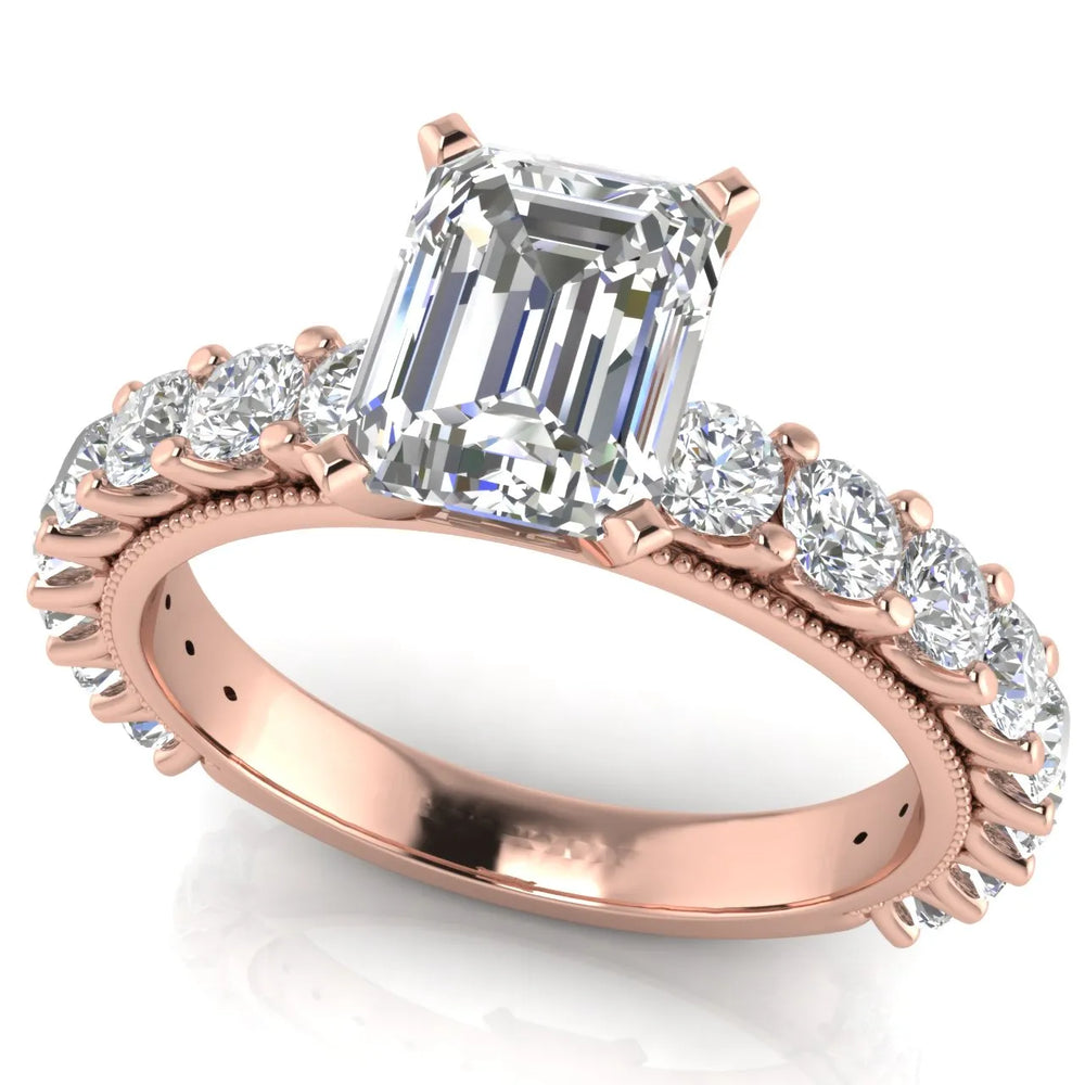 Vintage Halo-Inspired Accent Ring