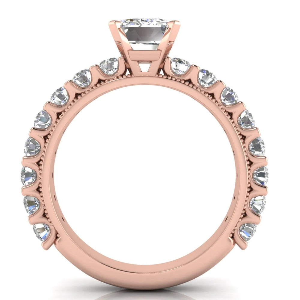 Vintage Halo-Inspired Accent Ring