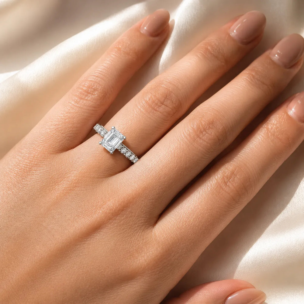 Vintage Halo-Inspired Accent Ring