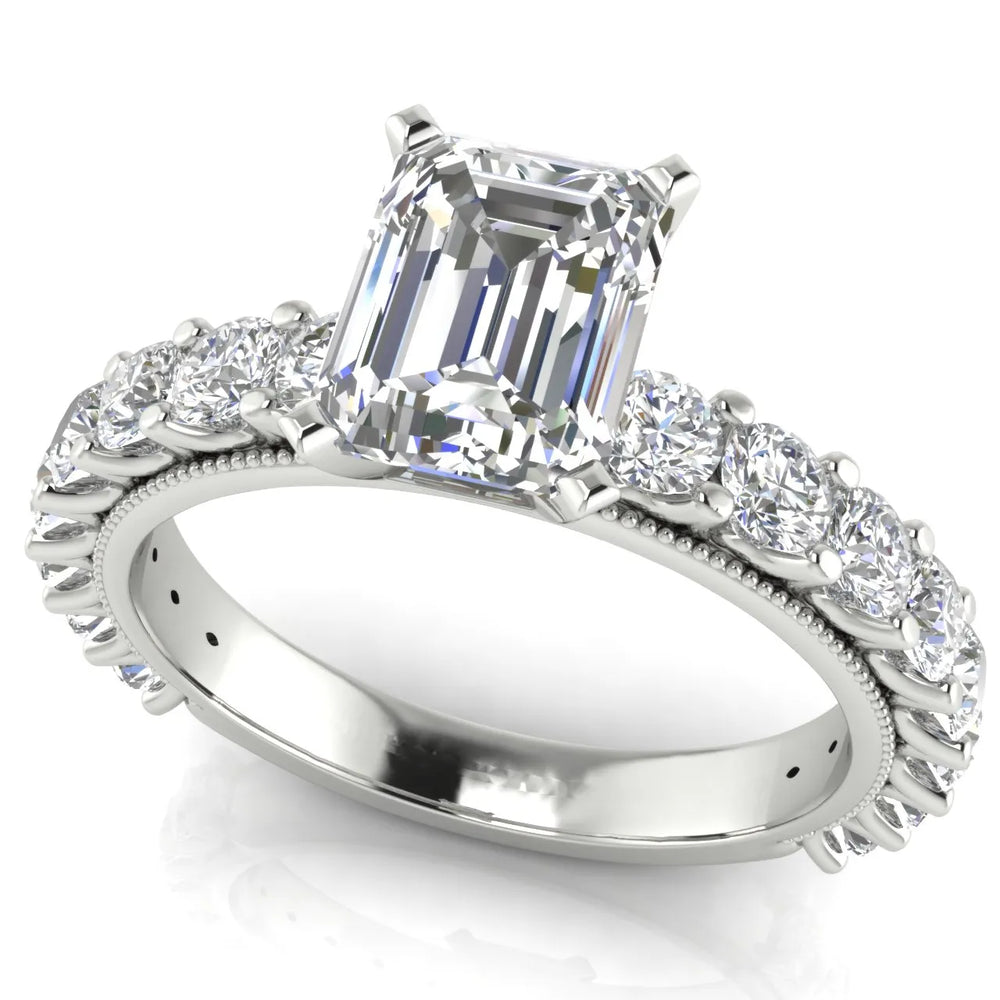 Vintage Halo-Inspired Accent Ring