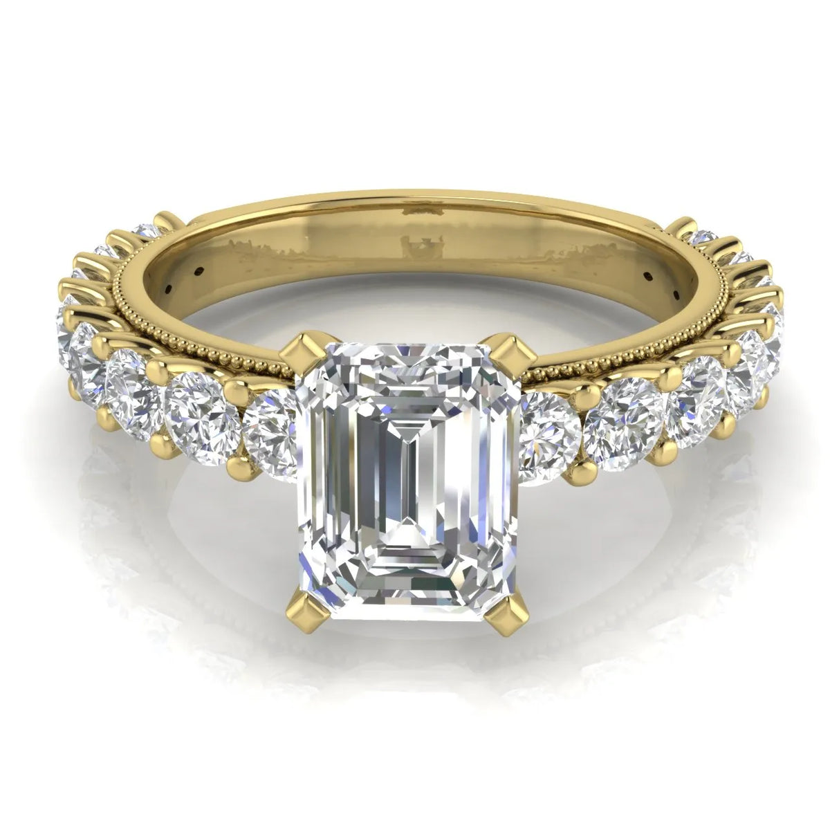 Vintage Halo-Inspired Accent Ring