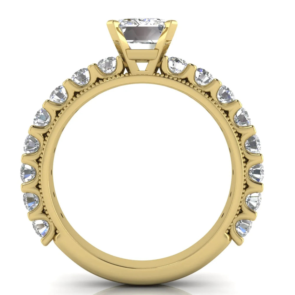 Vintage Halo-Inspired Accent Ring