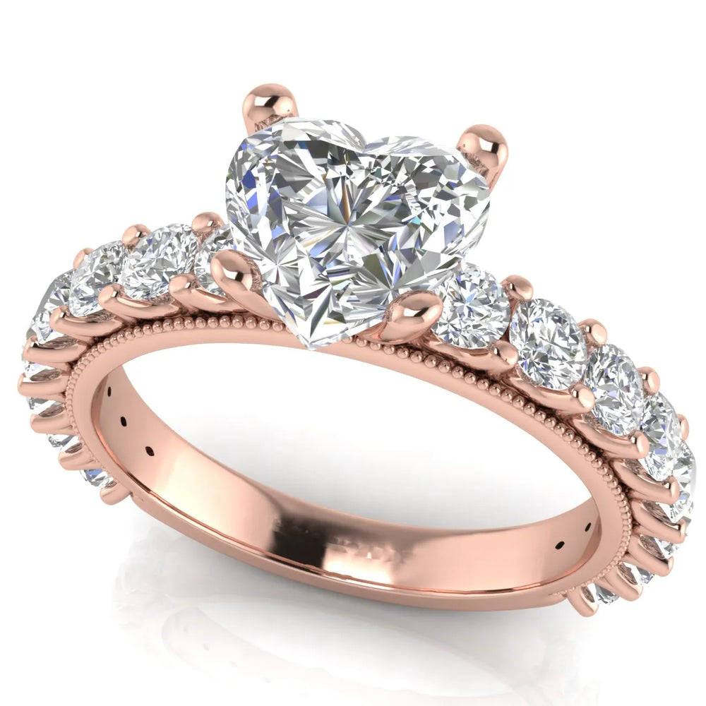 Vintage Halo-Inspired Accent Ring