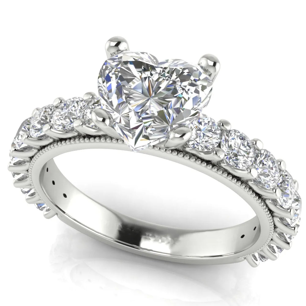 Vintage Halo-Inspired Accent Ring