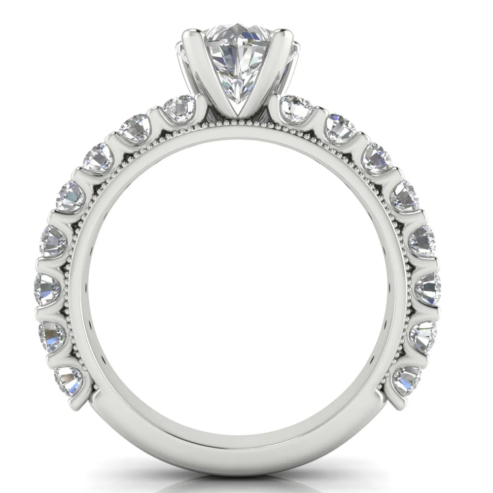 Vintage Halo-Inspired Accent Ring