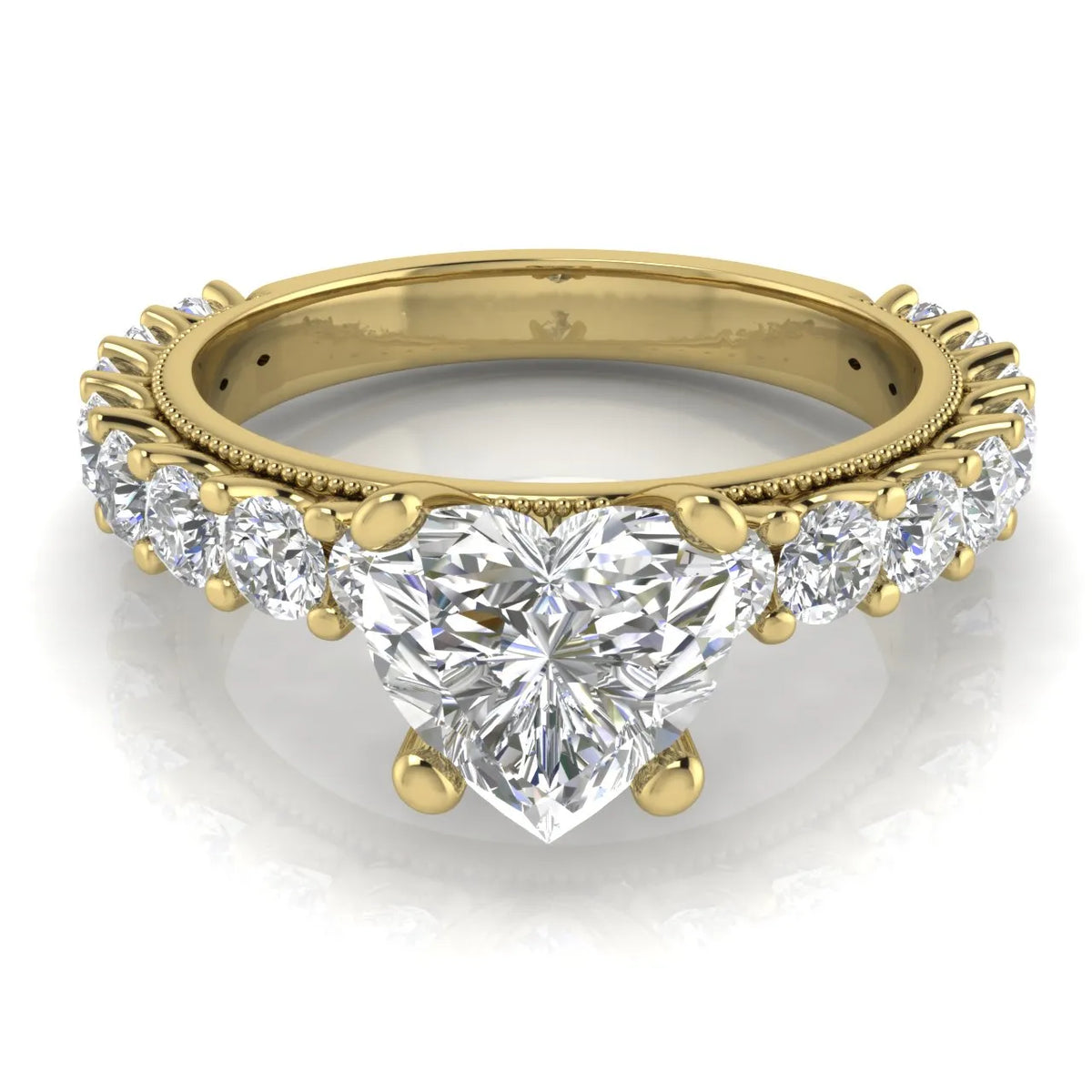 Vintage Halo-Inspired Accent Ring