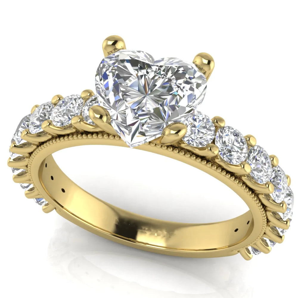 Vintage Halo-Inspired Accent Ring
