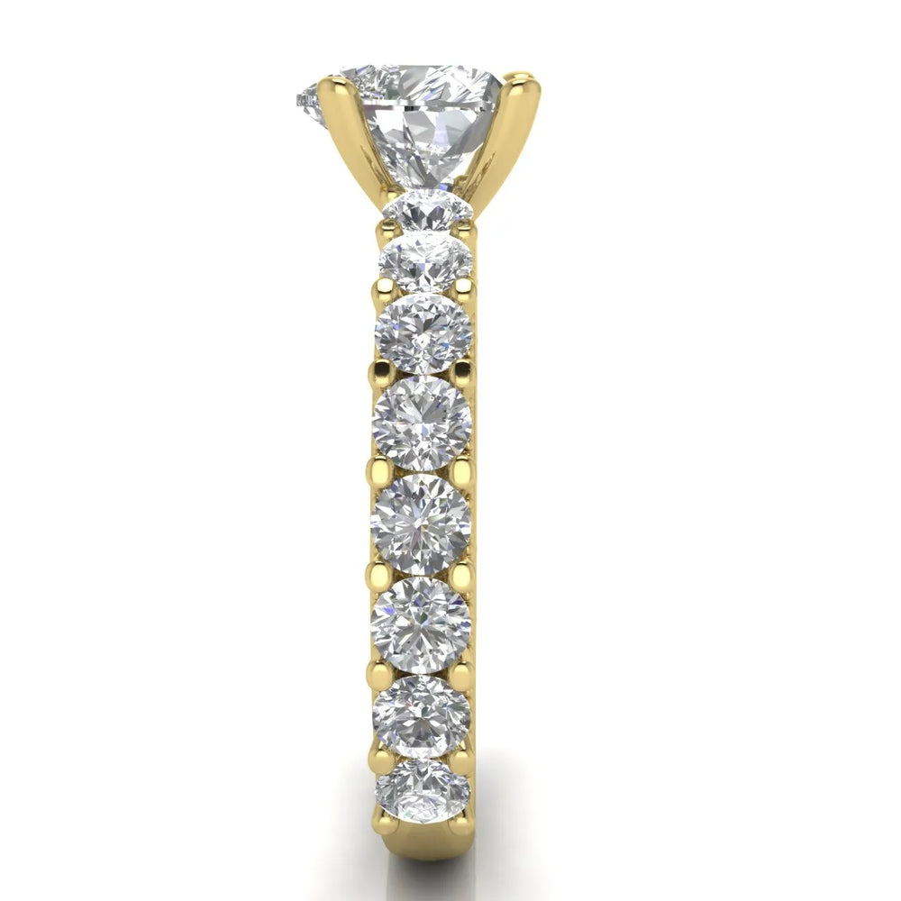 Vintage Halo-Inspired Accent Ring