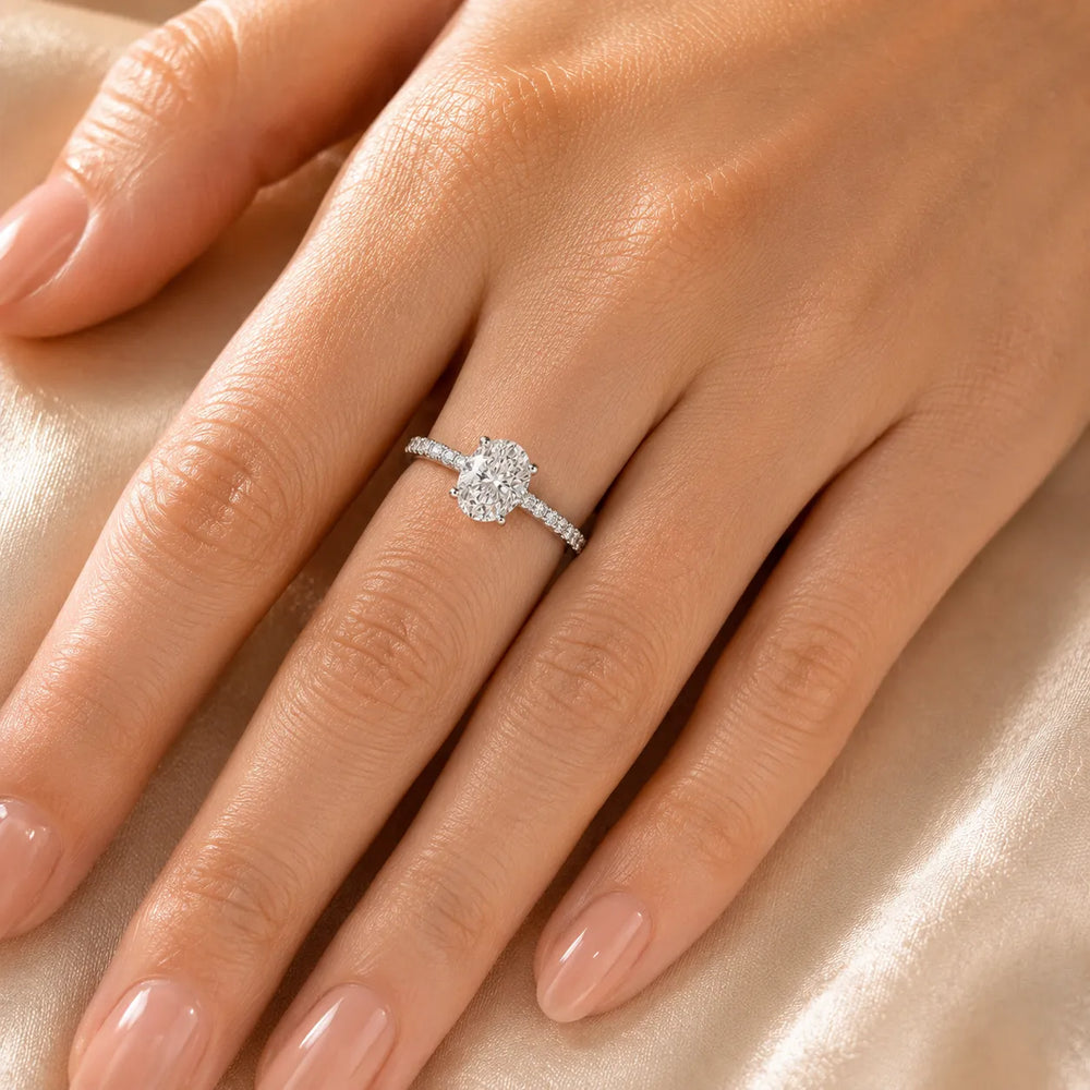 Vintage Halo-Inspired Accent Ring
