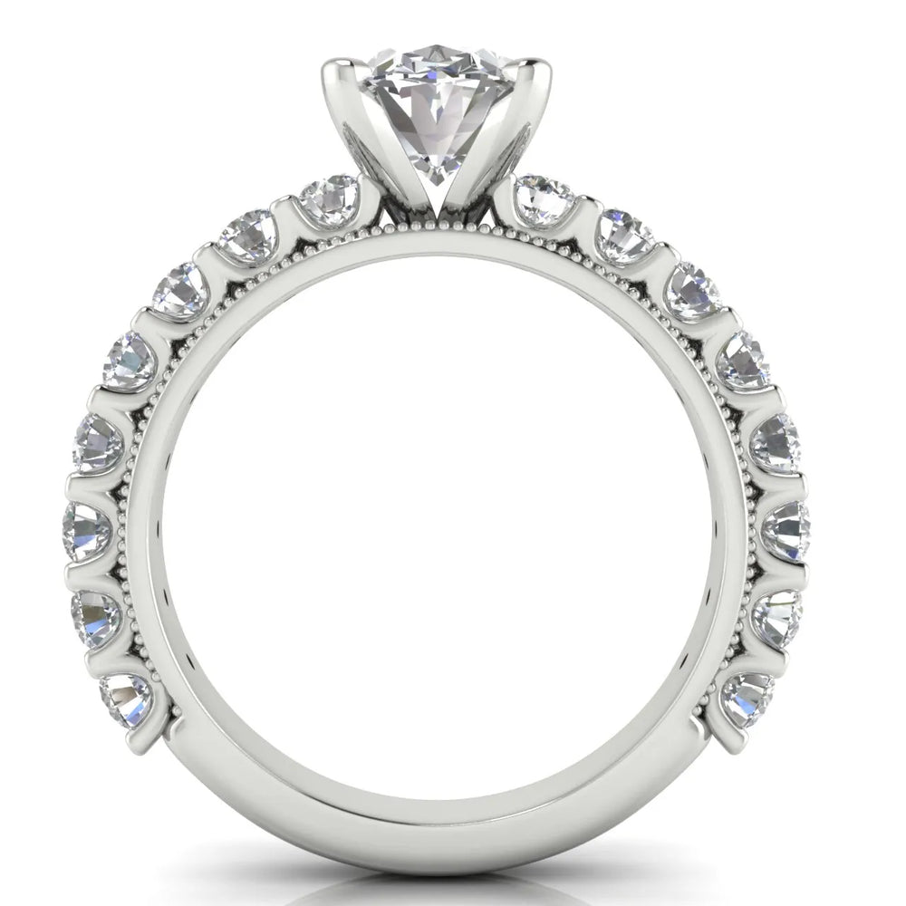 Vintage Halo-Inspired Accent Ring