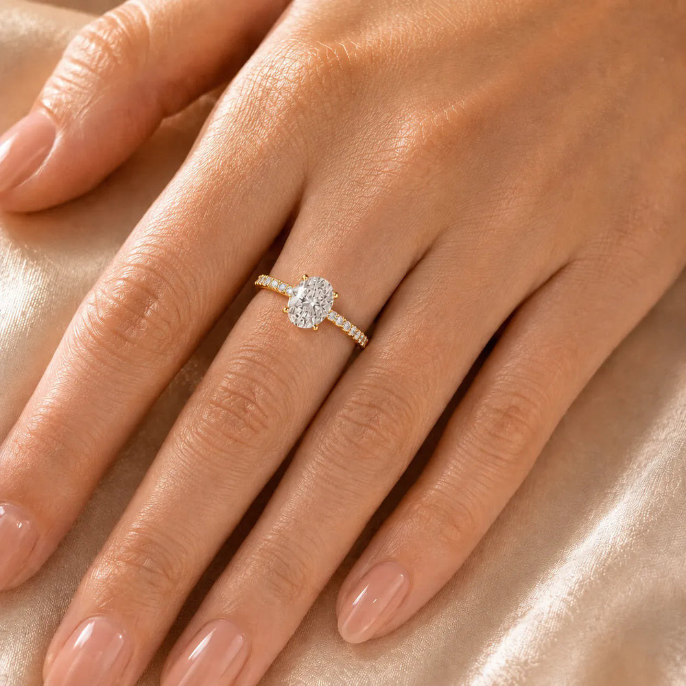 Vintage Halo-Inspired Accent Ring