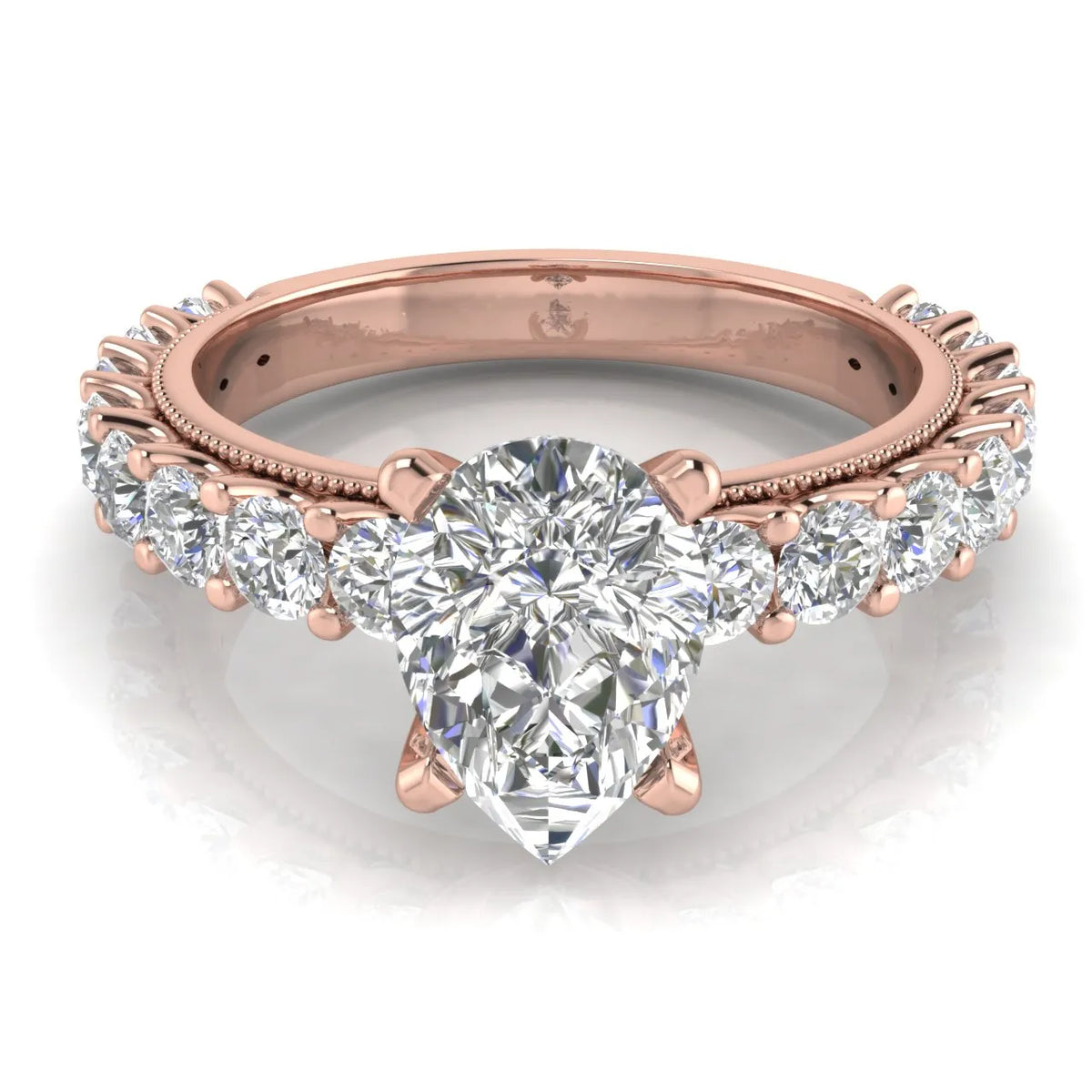 Vintage Halo-Inspired Accent Ring