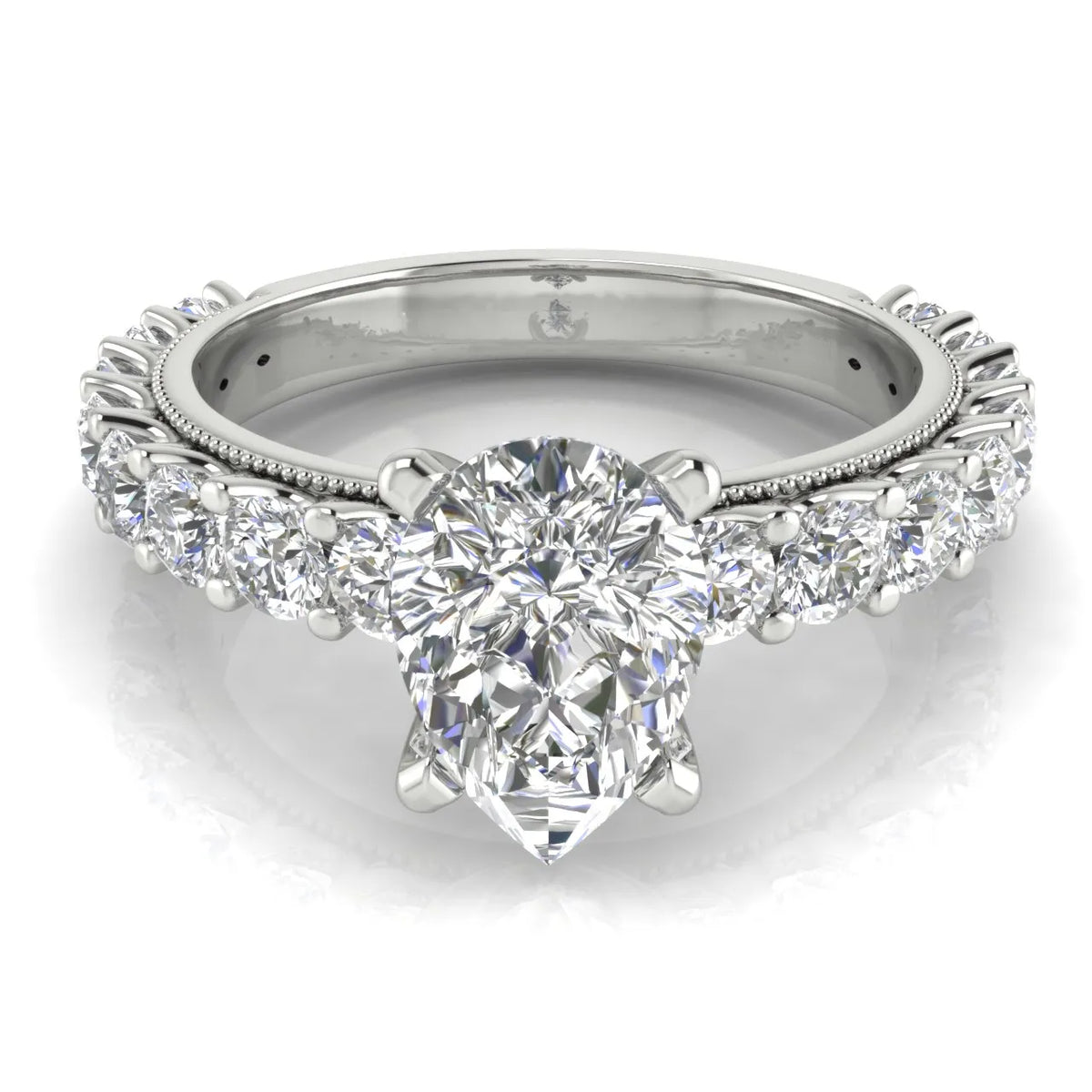 Vintage Halo-Inspired Accent Ring