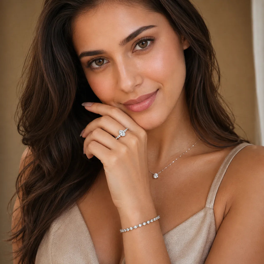 Vintage Halo-Inspired Accent Ring