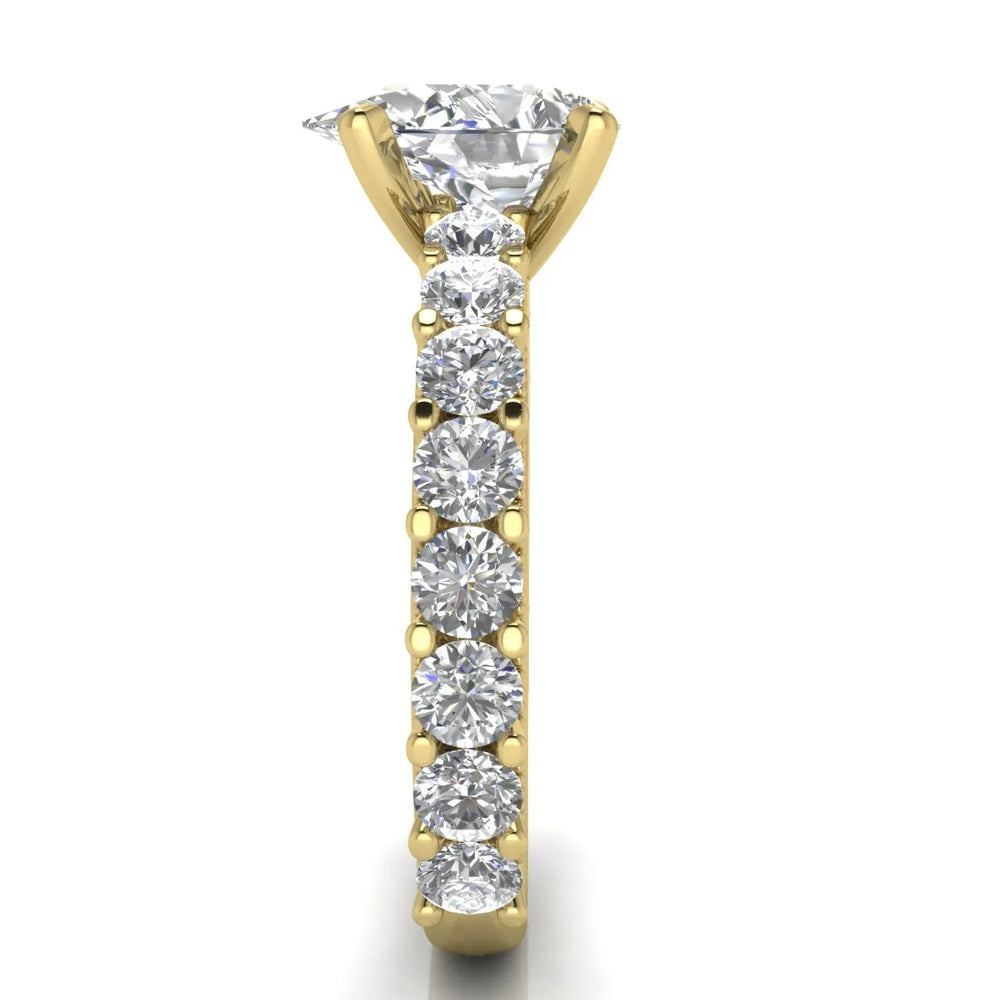 Vintage Halo-Inspired Accent Ring