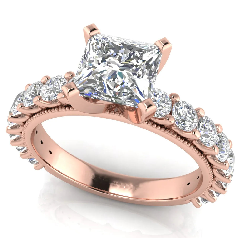 Vintage Halo-Inspired Accent Ring