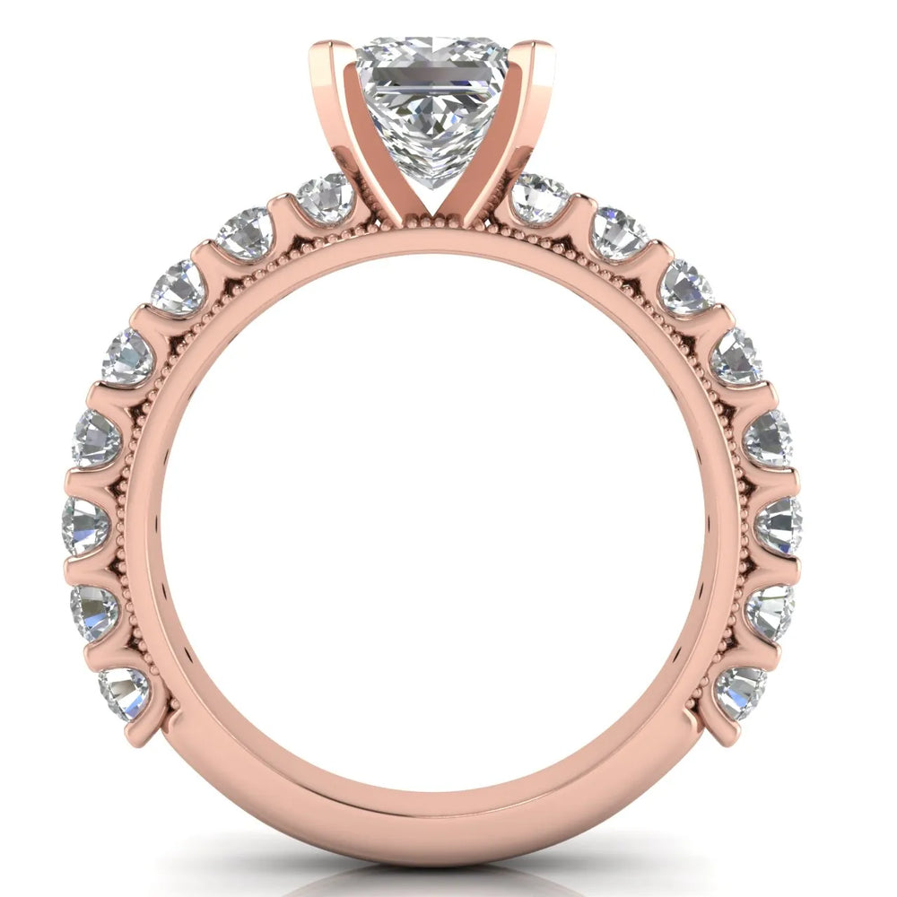 Vintage Halo-Inspired Accent Ring