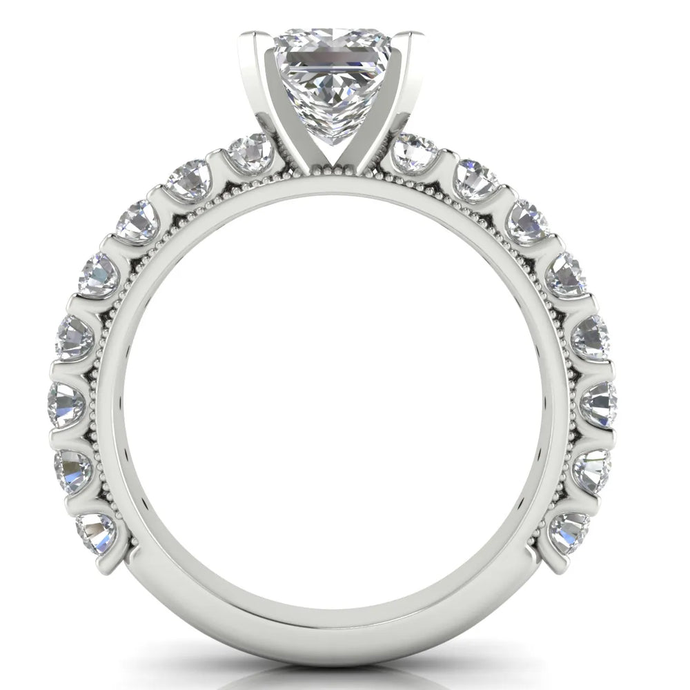 Vintage Halo-Inspired Accent Ring
