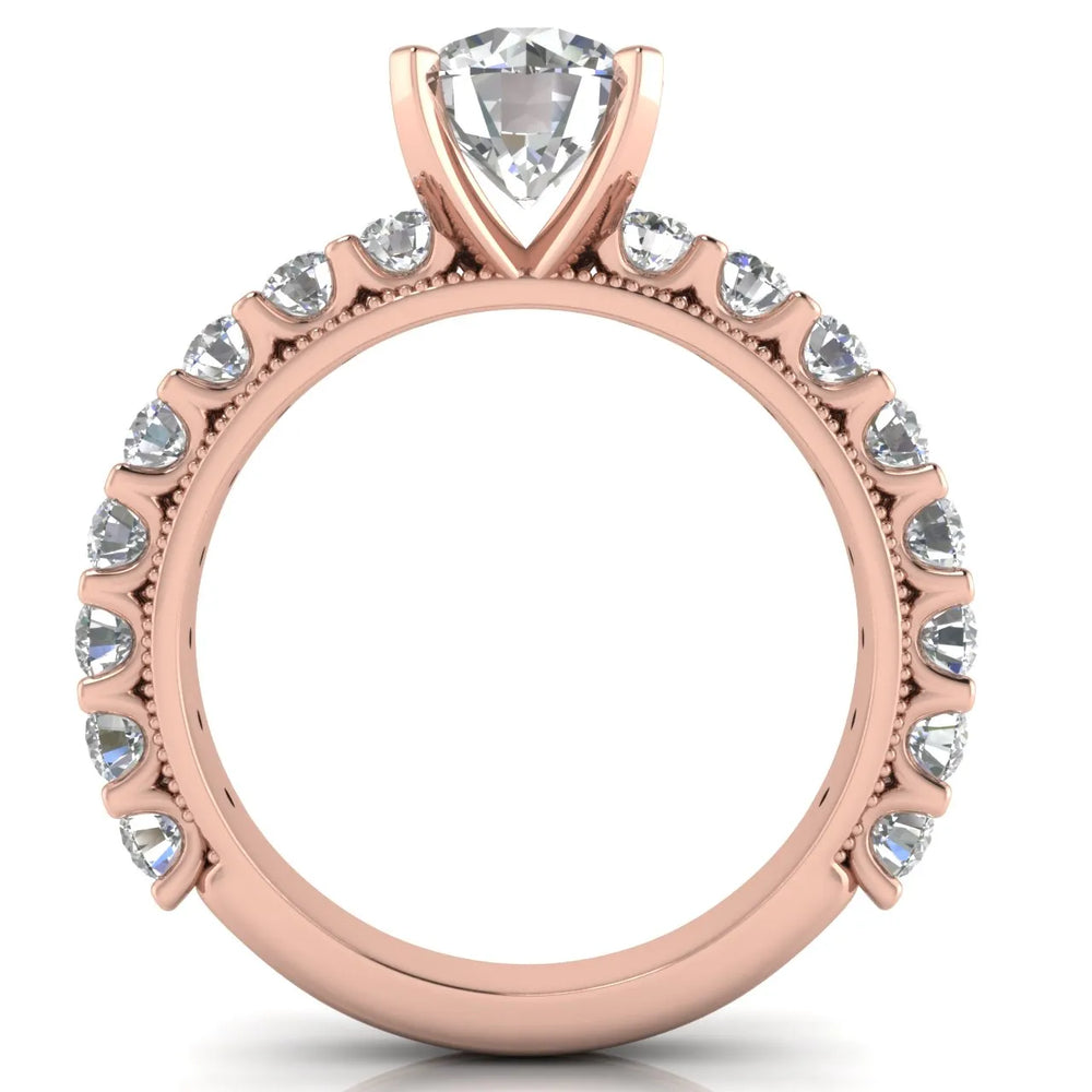 Vintage Halo-Inspired Accent Ring
