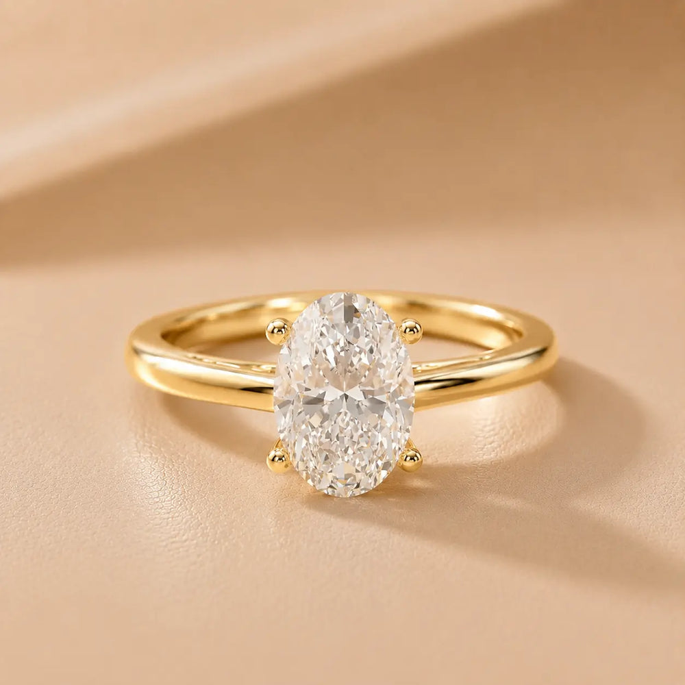 Iris Vintage Heart Diamond Engagement Ring