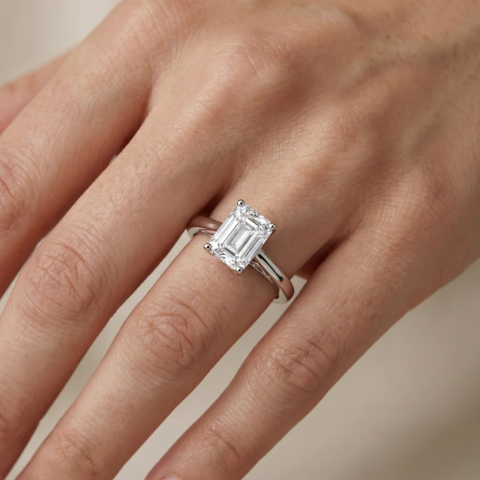 Iris Vintage Oval Diamond Engagement Ring