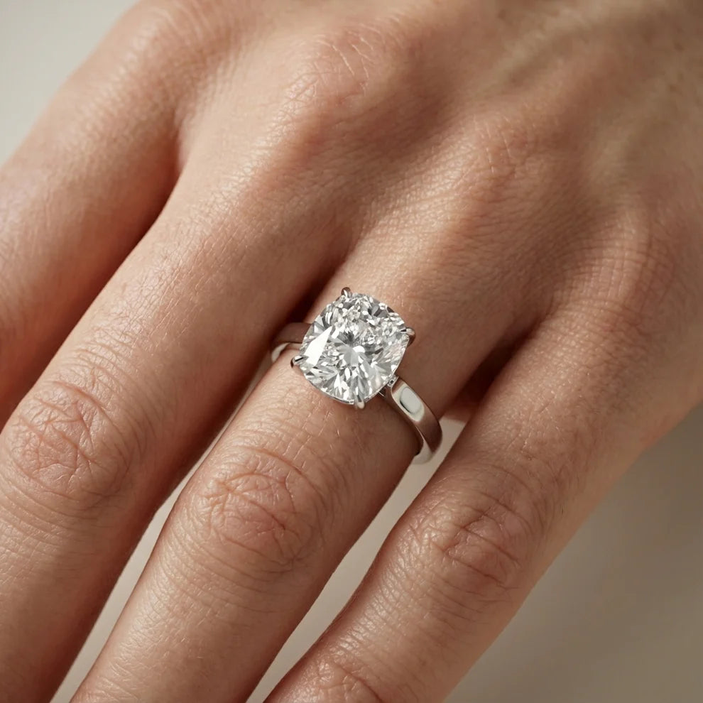 Isabella Bloom Solitaire Heart Diamond Engagement Ring
