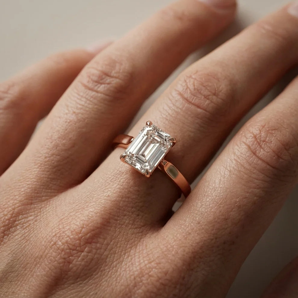 Isabella Bloom Solitaire Heart Diamond Engagement Ring