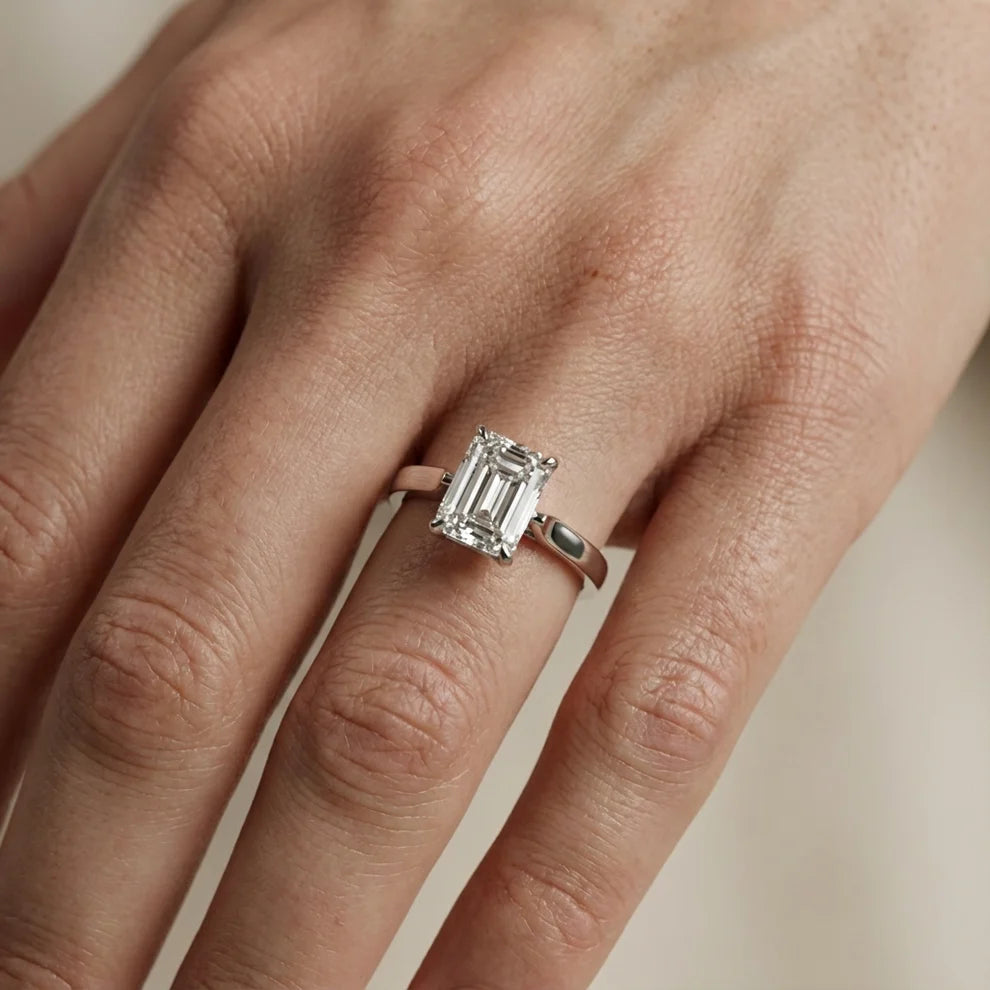 Isabella Bloom Solitaire Heart Diamond Engagement Ring