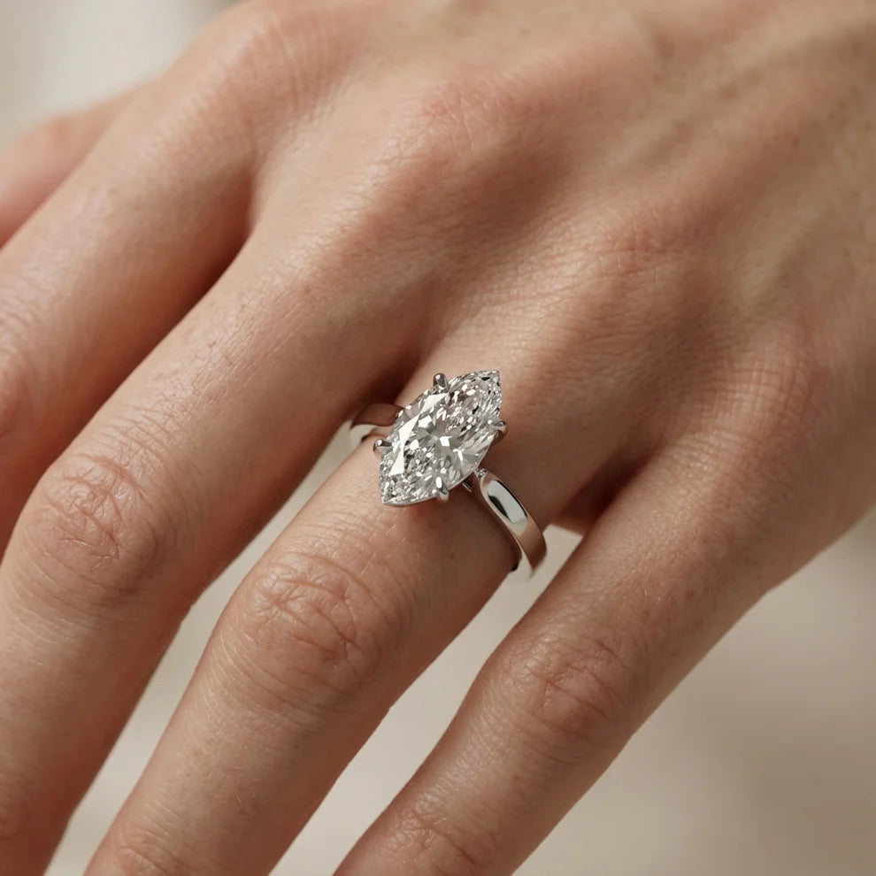 Isabella Bloom Solitaire Heart Diamond Engagement Ring