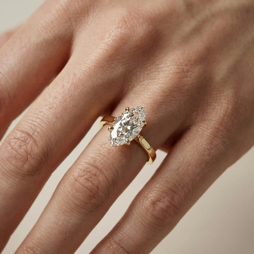 Isabella Bloom Solitaire Heart Diamond Engagement Ring