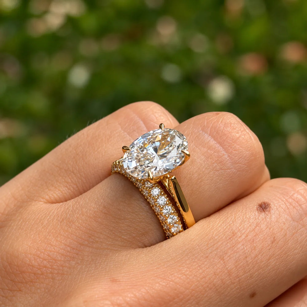 Isabella Bloom Solitaire Oval Diamond Engagement Ring