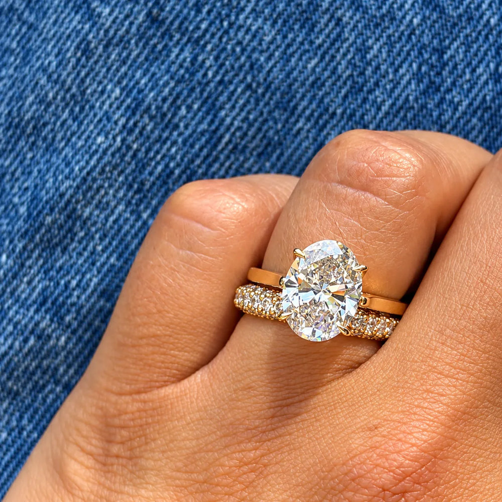 Isabella Bloom Solitaire Oval Diamond Engagement Ring