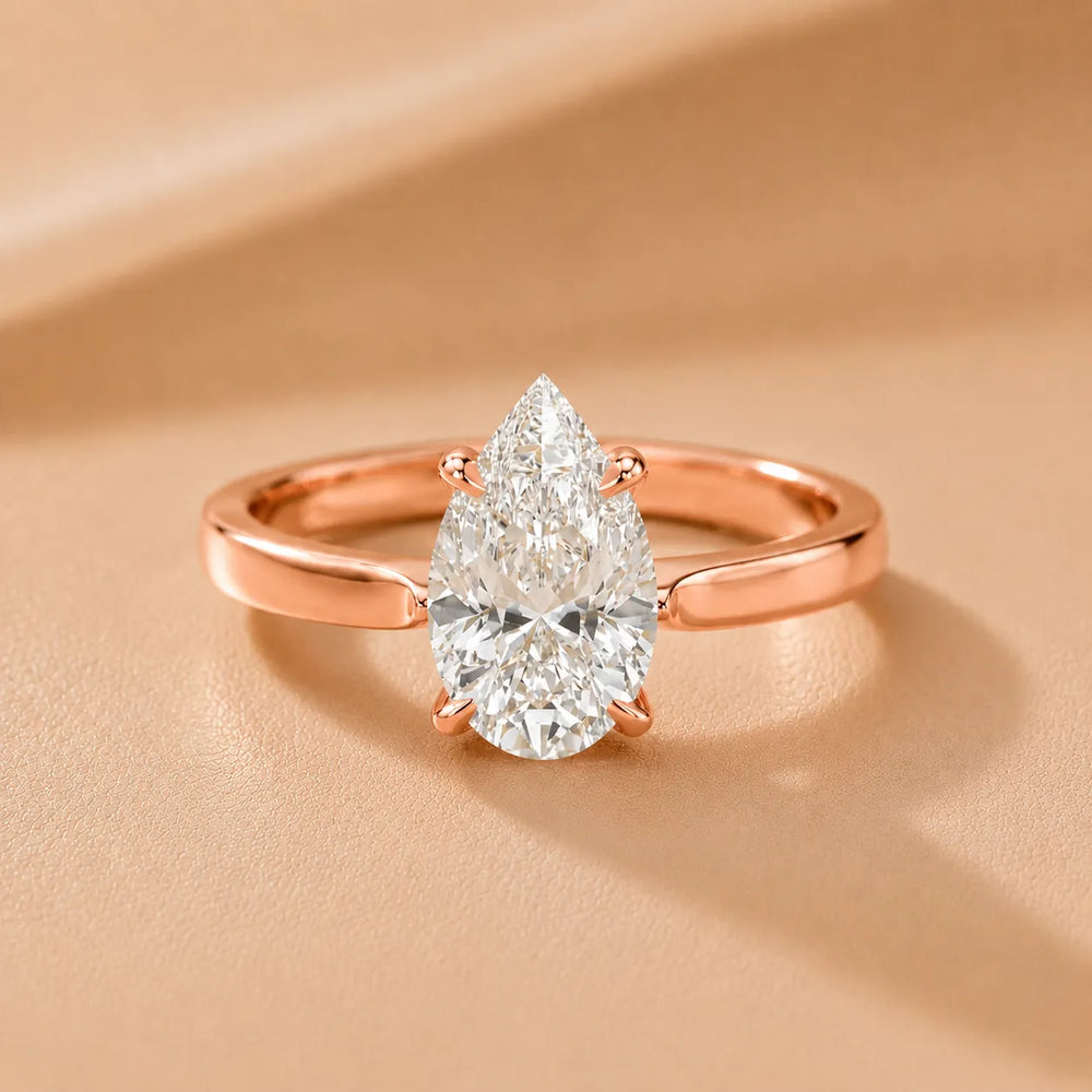 Isabella Bloom Solitaire Heart Diamond Engagement Ring