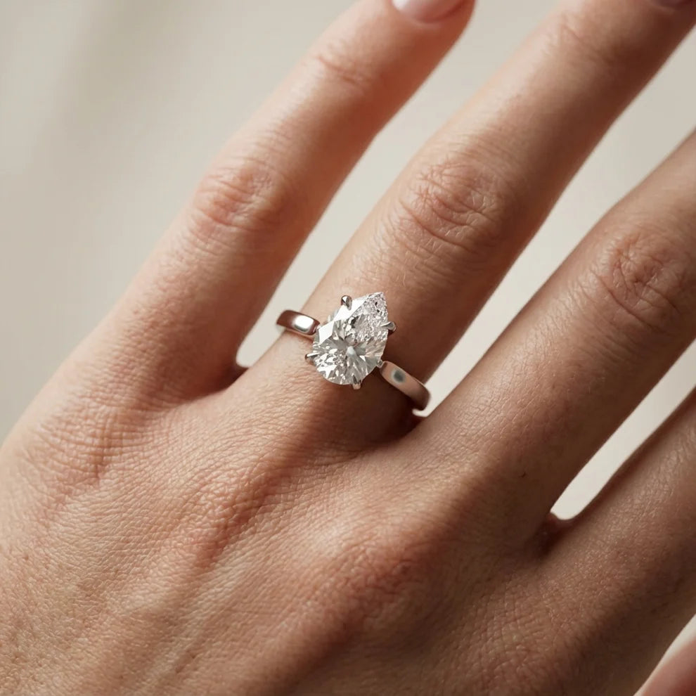 Isabella Bloom Solitaire Heart Diamond Engagement Ring