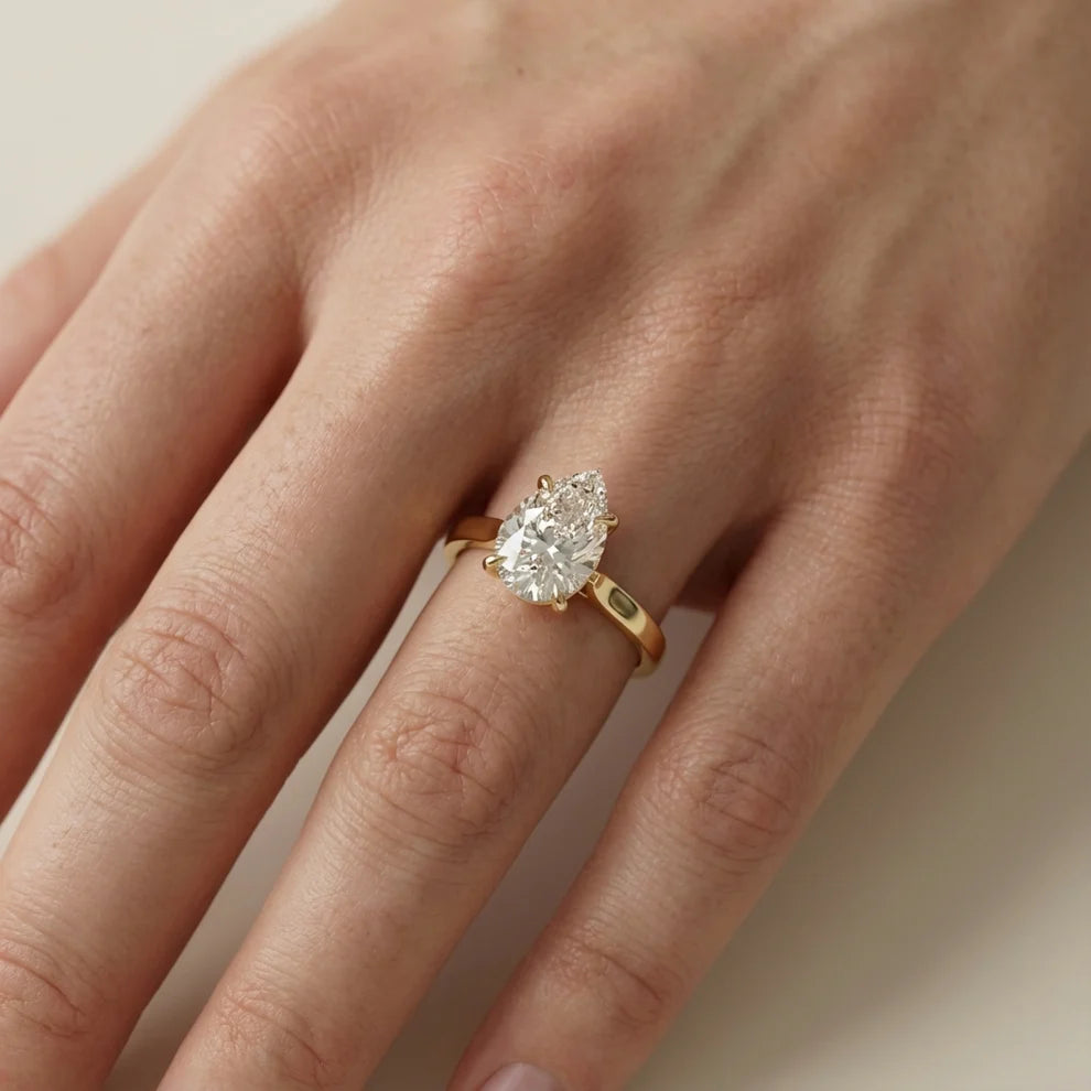 Isabella Bloom Solitaire Heart Diamond Engagement Ring
