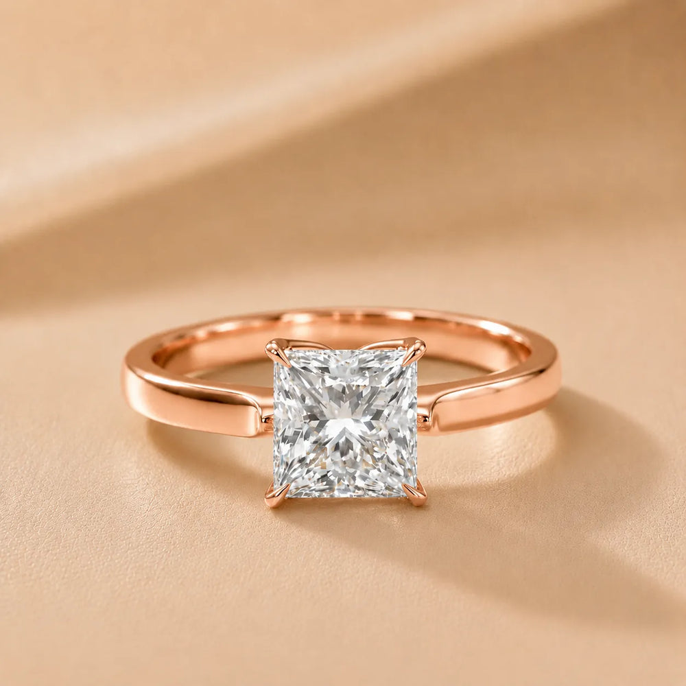 Isabella Bloom Solitaire Heart Diamond Engagement Ring