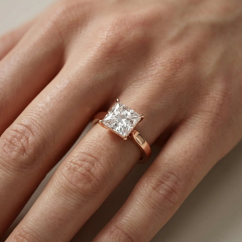 Isabella Bloom Solitaire Heart Diamond Engagement Ring
