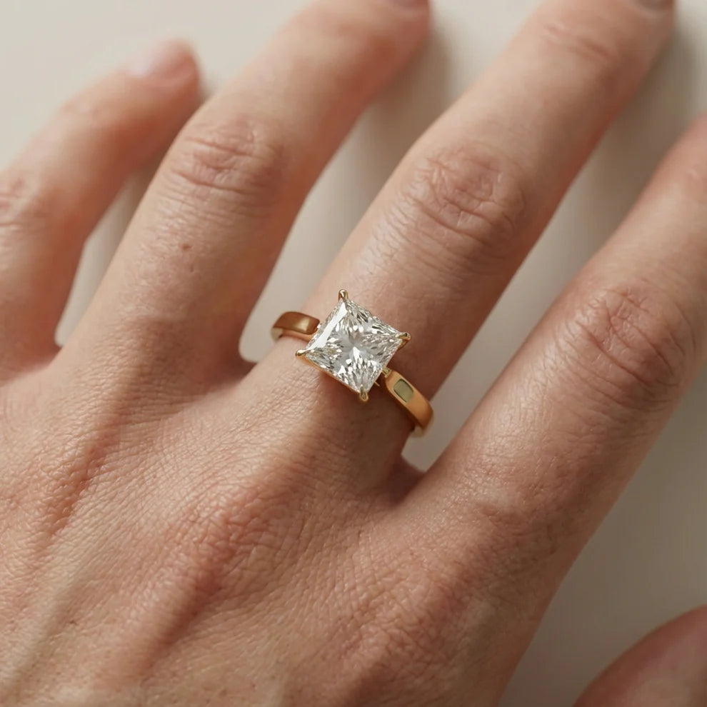 Isabella Bloom Solitaire Heart Diamond Engagement Ring