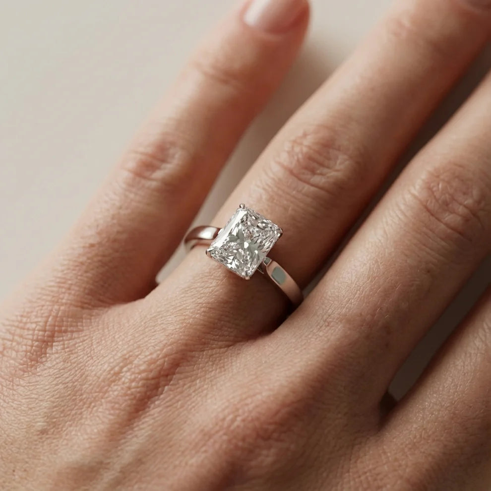 Isabella Bloom Solitaire Heart Diamond Engagement Ring