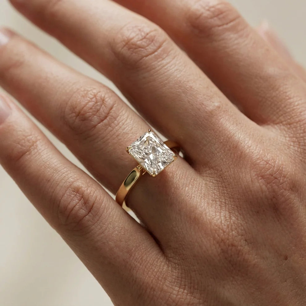 Isabella Bloom Solitaire Heart Diamond Engagement Ring