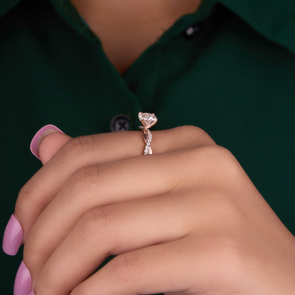 Round Brilliant Cut Labgrown Ring
