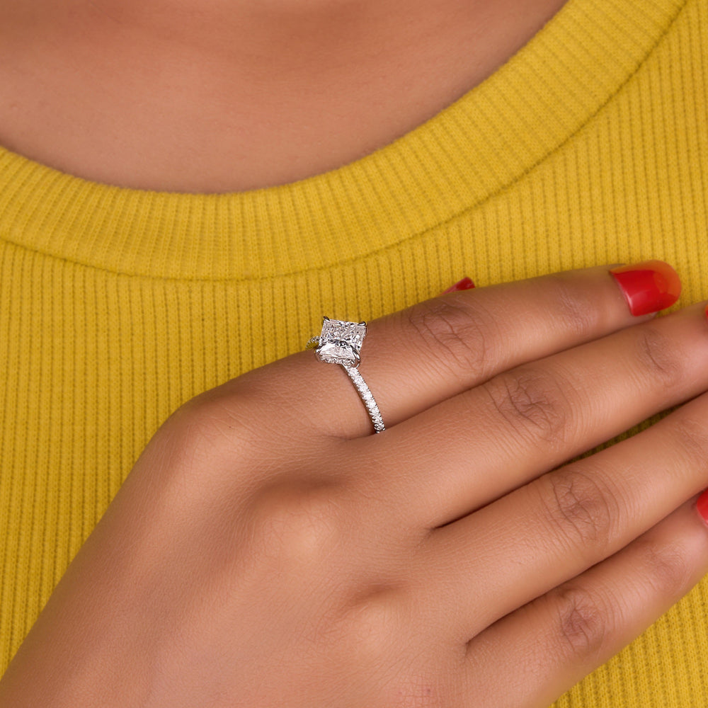 Princess Cut Labgrown Engagement Ring